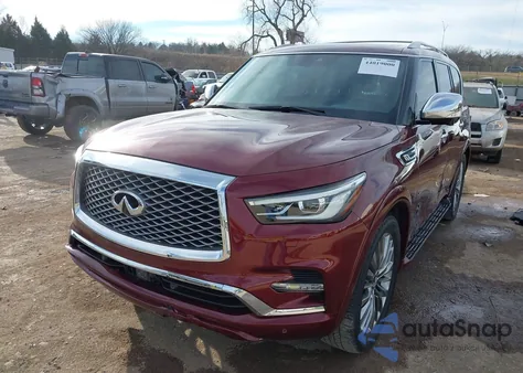 2021 Infiniti Qx80 Sensory z USA, uszkodzony, nr VIN JN8AZ2BF0M9720024